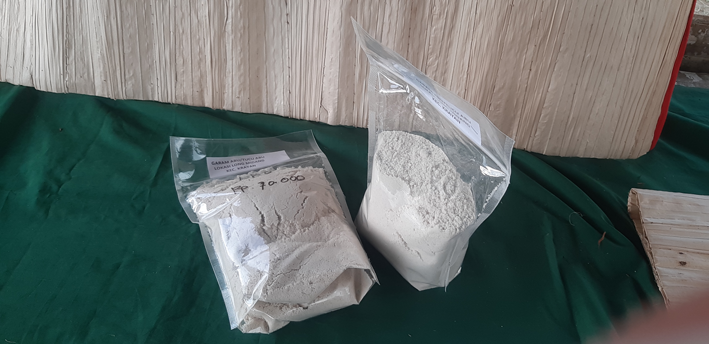 Tucu Abu / garam Abu Desa Long Midang